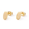 201 Stainless Steel Stud Earring Findings with Hole EJEW-A071-01C-G-1