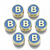 Alloy Enamel Beads ENAM-S122-028B-NR-1
