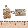 Natural Crazy Agate Pendants G-B127-09P-03-4
