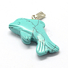 Dolphin Natural & Synthetic Mixed Stone Pendants G-Q449-01-3