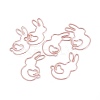 Rabbit Shape Iron Paperclips X-TOOL-K006-33RG-1