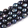 Natural Cultured Freshwater Pearl Beads Strands PEAR-N014-10C-3
