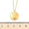 304 Stainless Steel Clear Cubic Zirconia Constellation Pendant Necklaces NJEW-R021-02G-09-5