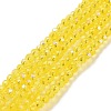 Electroplate Glass Beads Strands EGLA-A034-T6mm-L02-1