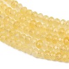 Dyed Natural Malaysia Jade Rondelle Beads Strands G-E316-2x4mm-47-7