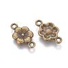Tibetan Style Alloy Flower Links Connectors LS-MLF5093Y-NF-2