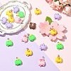 20Pcs Animal Series Opaque Resin Pendants CRES-YW0002-52-3