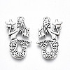 Tibetan Style Alloy Pendants TIBE-S323-084AS-RS-1
