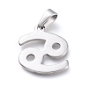 Non-Tarnish 304 Stainless Steel Pendants STAS-L210-06H-P-2
