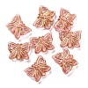 Plating Transparent Acrylic Beads OACR-B013-26C-1