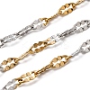 Two Tone 304 Stainless Steel Dapped Chains CHS-P029-02C-A-1