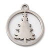 Non-Tarnish Christmas 201 Stainless Steel Pendants X-STAS-D053-03P-1