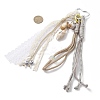 Polyester & Spandex Cord Ropes Pendant Decorations HJEW-JM03850-3