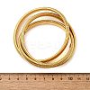 304 Stainless Steel Stretch Bracelets BJEW-A031-01A-G-3