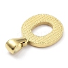 Ion Plating(IP) 316L Surgical Stainless Steel Pendants STAS-Q247-01G-15-3