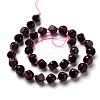 Natural Garnet Beads Strand G-M367-24B-3