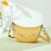 2Pcs 2 Style Spray Painted Rainbow Color Acrylic Chain Bag Handles AJEW-WR0001-68-5