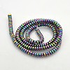 Electroplate Non-magnetic Synthetic Hematite Beads Strands G-J216C-10-2