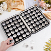 60Pcs 2 Colors Plastic Loose Diamond Round Boxes MRMJ-WH0094-01-3