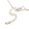 Natural Gemstone Links Bracelets BJEW-JB07793-02-5