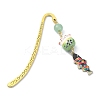 Japanese Style Maneki-neko Bookmark AJEW-JK00260-01-1