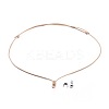 Adjustable Korean Waxed Polyester Cord Necklace Making AJEW-JB00510-02-1