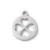 304 Stainless Steel Pendants STAS-L292-02P-1