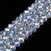 Electroplate Glass Beads Strands EGLA-A044-J6mm-B06-1