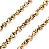 PVD Vacuum Plating 304 Stainless Steel Rolo Chains CHS-H026-08A-G-1