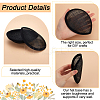 4Pcs Linen Teardrop Fascinator Hat Base for Millinery AJEW-FG0004-54B-4