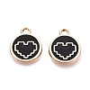 Alloy Enamel Pendants ENAM-Q002-01G-06-1