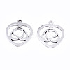 Non-Tarnish 201 Stainless Steel Pendants LS-STAS-T044-195P-2