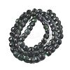 Natural Black Jade Beads Strands G-C179-A14-02-3
