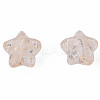 Transparent Crackle Acrylic Beads X-CACR-N006-13-A01-2