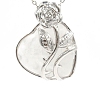 Valentine's Day Theme Natural Quartz Crystal Pendants PW-WG95847-06-1
