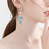 20Pcs Brass Huggie Hoop Earring Findings KK-BBC0014-56-5