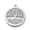 Non-Tarnish 304 Stainless Steel Pendants LS-STAS-L245-010A-P-1