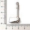 Anti-Tarnish 304 Stainless Steel Pendants STAS-I321-16P-3