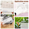 AHADEMAKER 10Pcs PVC Plasic Portable Credit Card Size Magnifying Lenses AJEW-GA0005-06-6