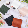 5Pcs 5 Colors Rectangle Imitation Leather Multipurpose Shrapnel Makeup Bags ABAG-HY0001-12-5