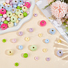 20Pcs 5 Colors Imitation Mink Fur European Beads FIND-PA0001-62C-4