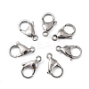 Tarnish Resistant Polished 316 Surgical Stainless Steel Lobster Claw Clasps LS-STAS-R072-18A-4