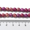 Synthetic Imperial Jasper Dyed Beads Strands G-D077-A01-01G-5