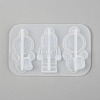 DIY Spaceman Silicone Pendant Molds DIY-P006-27-4