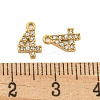 304 Stainless Steel Pendants STAS-L080-002G-04-3