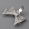 Alloy Rhinestone Shoe Decorations AJEW-WH0020-60P-2