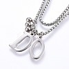 (Jewelry Parties Factory Sale)304 Stainless Steel Multi-strand Bracelets BJEW-H574-01P-2