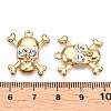 Rack Plating Alloy Rhinestone Pendants PALLOY-N176-108A-G-3