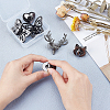 6 Sets 6 Styles Zinc Alloy Bag Twist Lock Accessories FIND-PH0002-24B-5