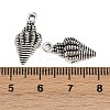 Tibetan Style Alloy Pendants TIBE-B003-08AS-3